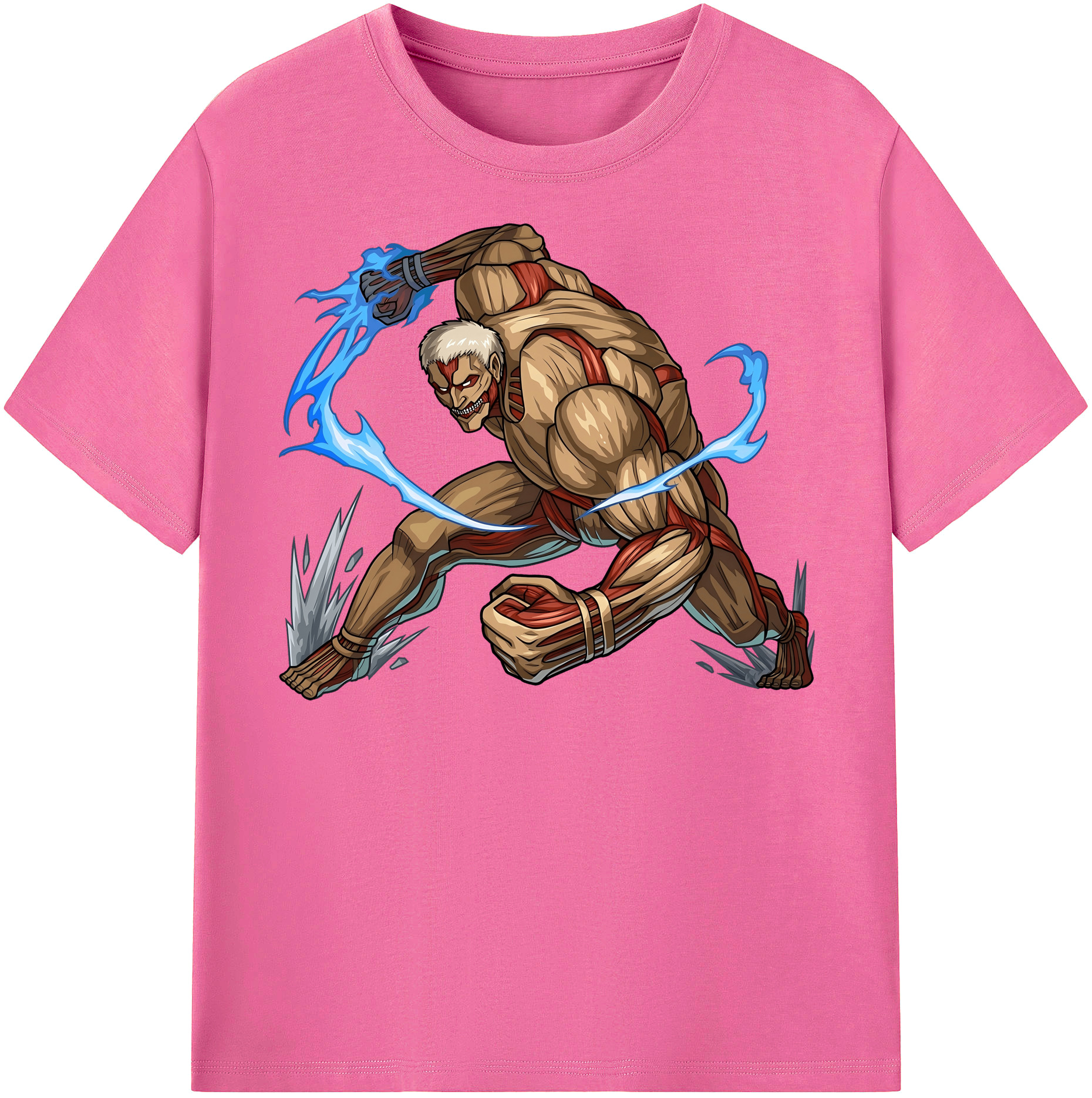 （画像用） 進撃の巨人 Attack on Titan レディースカジュアルプリントTシャツ（綿100％）